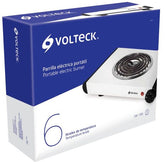 Estufa lctrica 1050w 1 hornilla blanca voltck